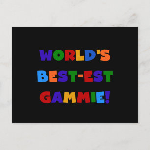 Die besten Gammie-Farben der Welt - Geschenke Postkarte