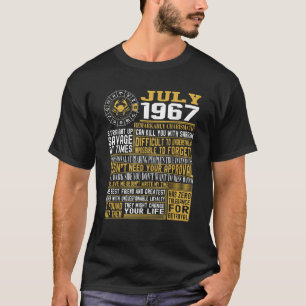 Die besten Geborenen im Juli 1967 Fakten für Männe T-Shirt