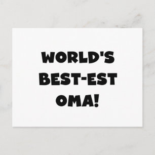Die besten Geschenke der Welt aus Oma, Schwarz ode Postkarte