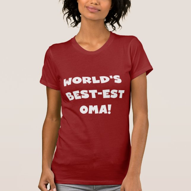 Die besten Geschenke der Welt aus Oma, Schwarz ode T-Shirt (Vorderseite)