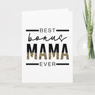 Die besten Geschenke für die beste Bonus-Mama für Karte