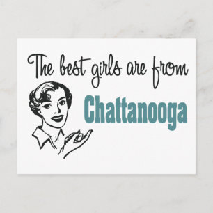 Die besten Girls sind von Chattanooga Postkarte