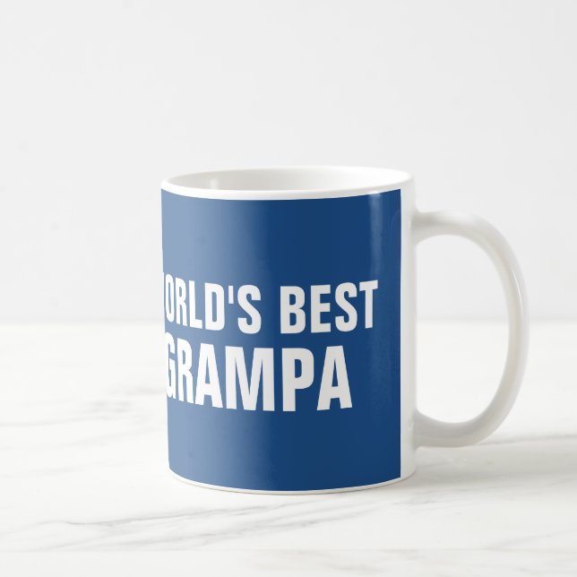 Die besten Grampa-Kaffeebecher der Welt Tasse (Rechts)