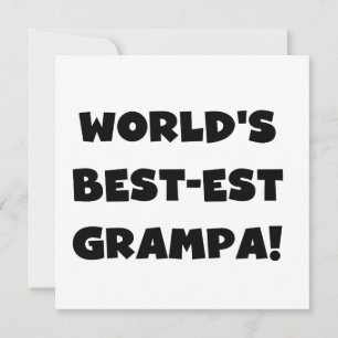 Die besten Grampa-T - Shirt der Black Text World g
