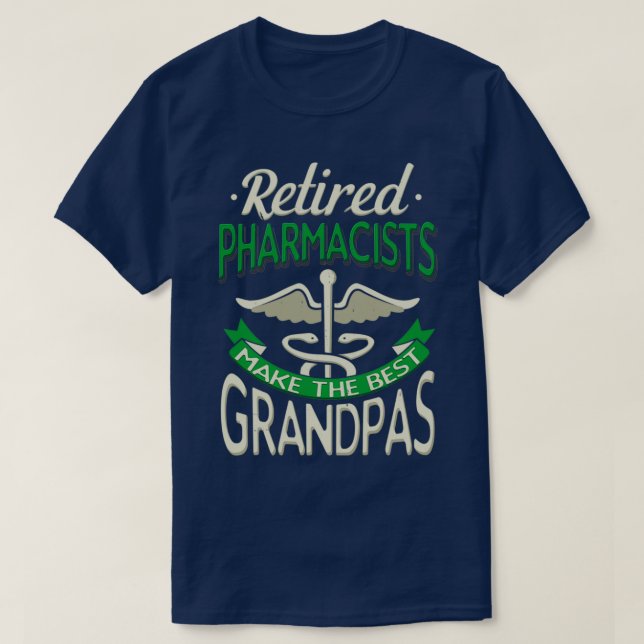Die besten Grandpas machen die Apotheker 1 T-Shirt (Design vorne)