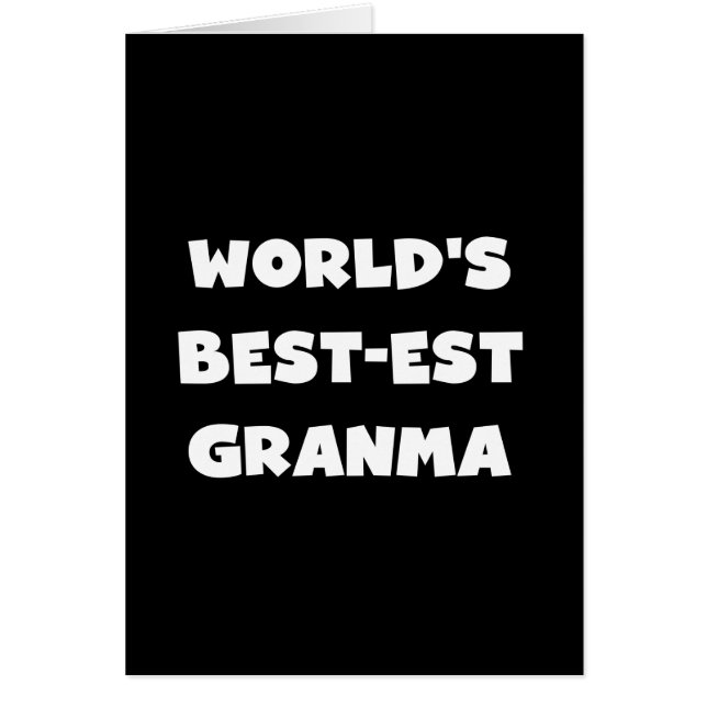 Die besten Granma Schwarz und Weiß der Welt (Vorne)