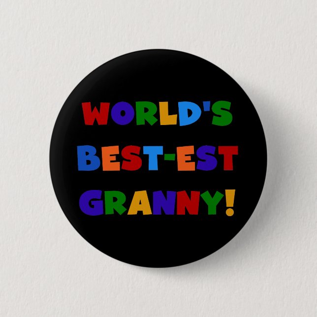 Die besten Granny-Bright-Farben der Welt Button (Vorderseite)