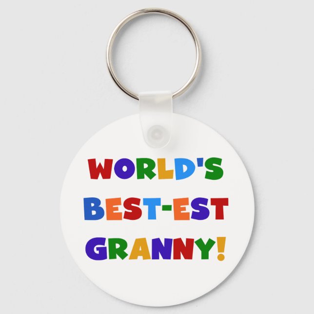 Die besten Granny-Bright-Farben der Welt Schlüsselanhänger (Vorderseite)