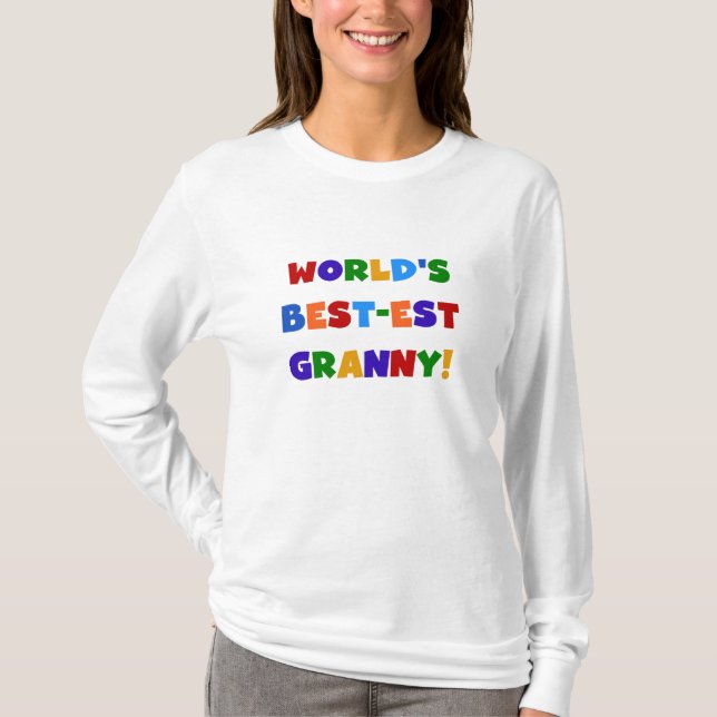 Die besten Granny-Bright-Farben der Welt T-Shirt (Vorderseite)