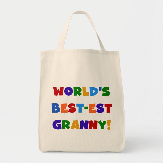 Die besten Granny-Bright-Farben der Welt Tragetasche (Vorne)