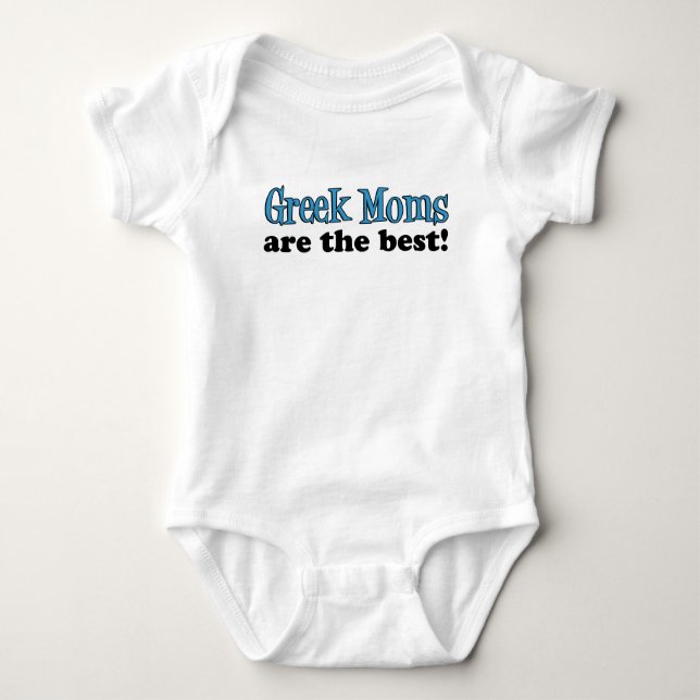 Die besten griechischen Mamas Baby Strampler (Vorderseite)