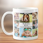 Die besten Großeltern der Welt - FotoCollage Kaffeetasse<br><div class="desc">Geben Sie den weltbesten Großeltern eine lustige,  maßgeschneiderte Kaffee-Collage-Tasse,  die sie jahrelang genießen werden. Sie können mit 8 Fotos ihrer Enkel personalisieren,  den Ausdruck "Die besten Großeltern der Welt" anpassen und die Namen ihrer Enkel und ihrer Familie hinzufügen.</div>