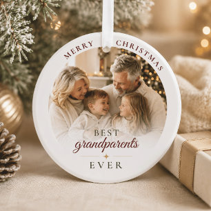 Die besten Großeltern überhaupt Benutzerdefinierte Keramik Ornament