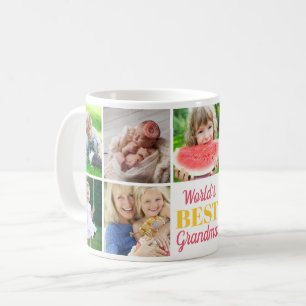 Die besten Großkinder der Welt 9 FotoCollage Kaffeetasse