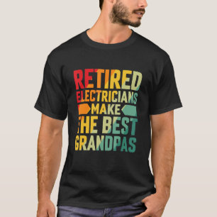 Die besten Großpas werden von müden Elektrikern ge T-Shirt