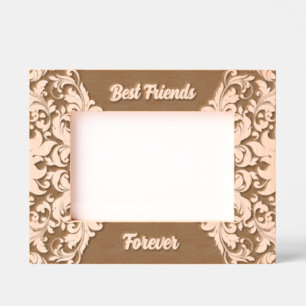 Die besten Grüße für Wirbel mit weißer Blüte Geätzte Rahmen