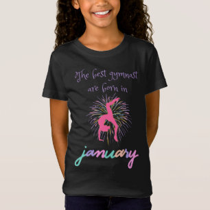 Die besten Gymnastikspieler sind im Januar Geboren T-Shirt