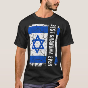Die besten Israelis Oma je Israel Flaggen Mutter's T-Shirt