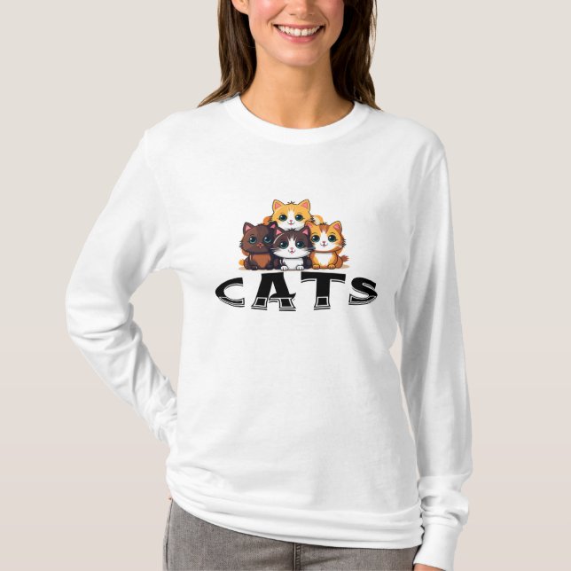 Die besten Katzen T-Shirt (Vorderseite)