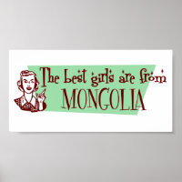 Die besten Mädchen kommen aus der Mongolei
