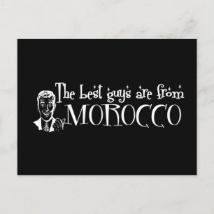 Die besten Mädchen kommen aus Marokko Postkarte