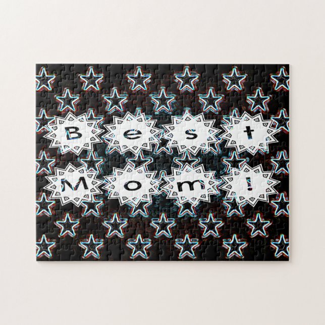 Die besten Mamas im Neon Puzzle (Horizontal)