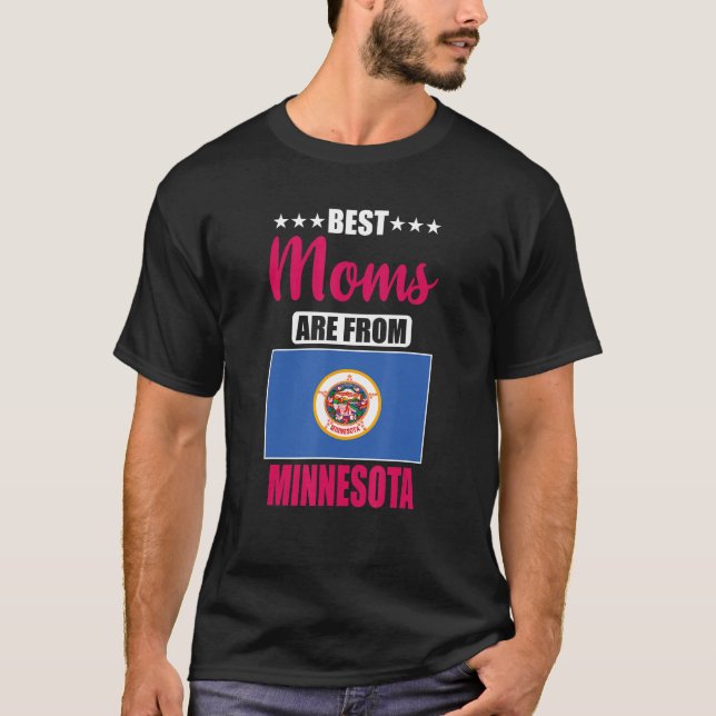 Die besten Mamas sind aus Minnesota T-Shirt (Vorderseite)