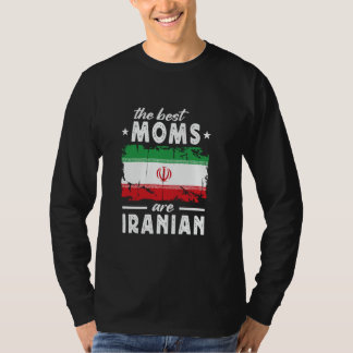 Die besten Mamas sind die iranische Muttertagsflag T-Shirt
