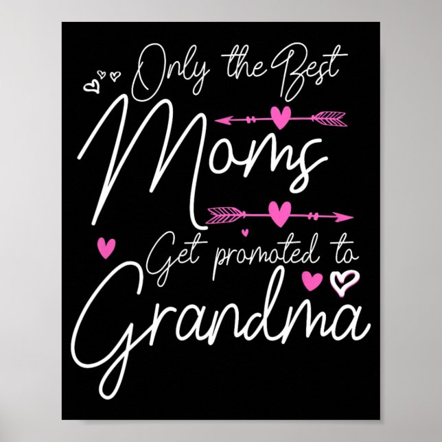 Die besten Mamas werden für Großgroßmutter Niedlic Poster (Vorne)