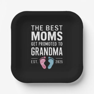 Die besten Mamas werden für Oma Est 2025 beworben Pappteller