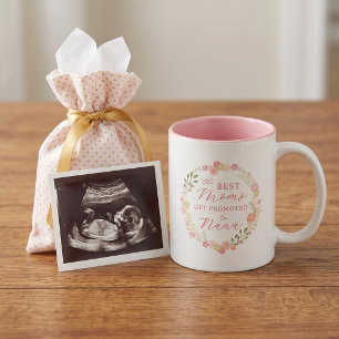 Die besten Mamas werden nach Nana beworben Zweifarbige Tasse
