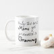 Die besten Mamas werden zur Grammy Coffee Cup Tass Tasse (Mit Donut)