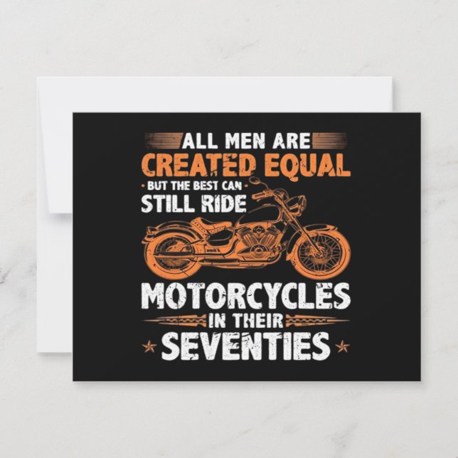 Die besten Männer können immer noch Motorräder fah (Vorderseite)