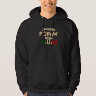 Die besten Männer sind Italienische Fahne Papa Hoodie