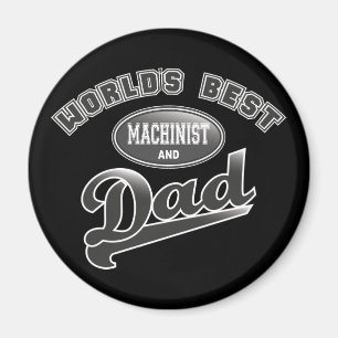 Die besten Maschinen und Vater der Welt Magnet