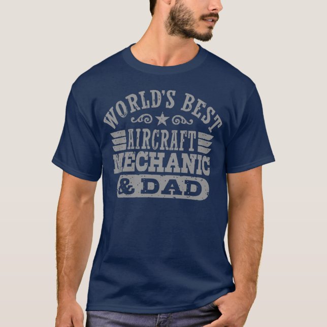 Die besten Maschinen und Vater der Welt T-Shirt (Vorderseite)