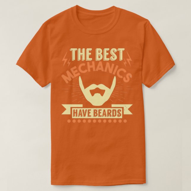 Die besten Mechaniker haben Bärte 2 T-Shirt (Design vorne)