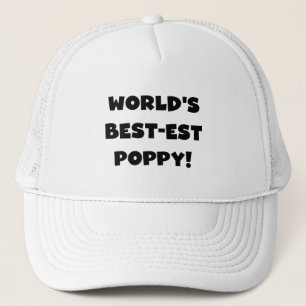 Die besten Mohngeschenke der Black Text World Truckerkappe