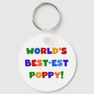 Die besten Mohngeschenke der Welt in hellen Farben Schlüsselanhänger