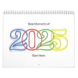 Die besten Momente des Jahres 2025 beginnen hier Kalender