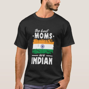 Die besten Mütter sind indisch Muttertag Indien-Fl T-Shirt