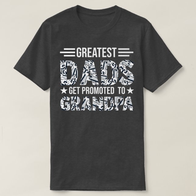 Die Besten Mütter werden zu Großvatern befördert T-Shirt (Design vorne)