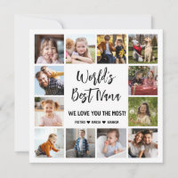 Die besten Nana Grandkids 12 FotoCollage
