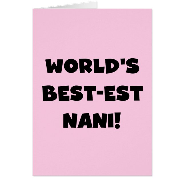 Die besten Nani-T - Shirt und Geschenke der Black  (Vorne)