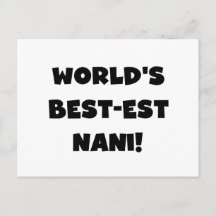 Die besten Nani-T - Shirt und Geschenke der Black  Postkarte