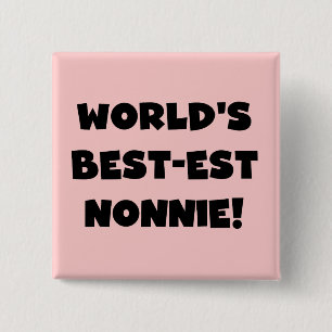 Die besten Nonnie-Geschenke der Black Text World Button