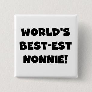 Die besten Nonnie-Geschenke der Black Text World Button