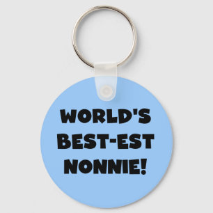 Die besten Nonnie-Geschenke der Black Text World Schlüsselanhänger