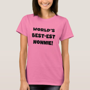 Die besten Nonnie-Geschenke der Black Text World T-Shirt