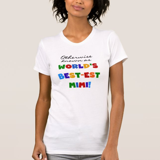 Die besten Omas der Welt Bunte T-Shirts Geschenke (Vorderseite)